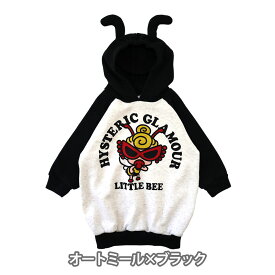 MY FIRST HYSTERIC マイファーストヒステリック　LITTLE BEE つの付き 裏毛パーカー