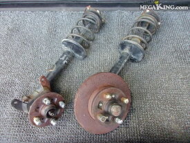 【中古】AE86 レビン トレノ ハチロク 純正 ノーマル フロント ショック&サスペンション ハブ スピンドル 左右 / 2S7-461