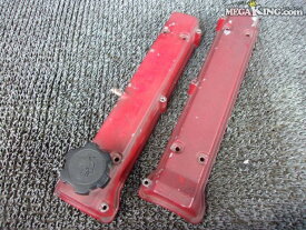 【中古】AE86 レビン トレノ ハチロク 純正 ノーマル タペットカバー カムカバー ヘッドカバー 文字消し 左右 4AG / 2S9-553