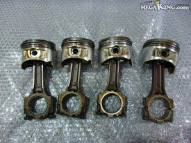 【中古】AE92 レビン 純正 ノーマル ピストン コンロッド 81mm 4本 / 2S9-651