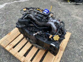 【中古】GC8 インプレッサ WRX STI RA D型 純正 ノーマル エンジン 本体 走行約10万km EJ20 / 4T9-1445