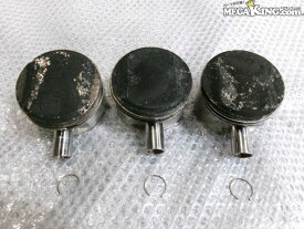 【中古】BNR34 スカイライン GT-R GTR TOMEI 東名 ピストン 87mm 3個 RB26DETT BNR32 BCNR33 等 / S10-1059