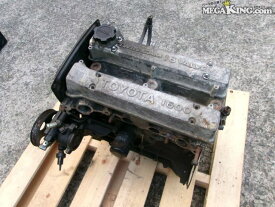 【中古】AE86 レビン トレノ 純正 ノーマル エンジン本体 カムシャフト オルタネーター 走行距離不明 4A-GE 4AG / 4S12-577