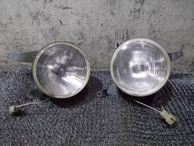【中古】★激安!★AE86 レビン トレノ PIAA ピア ハロゲン ヘッドライト ヘッドランプ ドライビングライト ガラスレンズ 左右 / 2P10-044