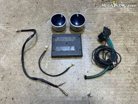 【中古】Defi デフィ 2連メーター 60φ ターボ計 水温計 リンクユニット / 2T8-367