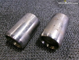 【中古】AP1 S2000 純正 ノーマル オールステンレス マフラーカッター 出口 テールエンド 左右 / S8-181