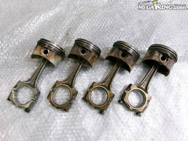 【中古】S15 シルビア NA 純正 ノーマル ピストン コンロッド 1台分 SR20DE / S9-744