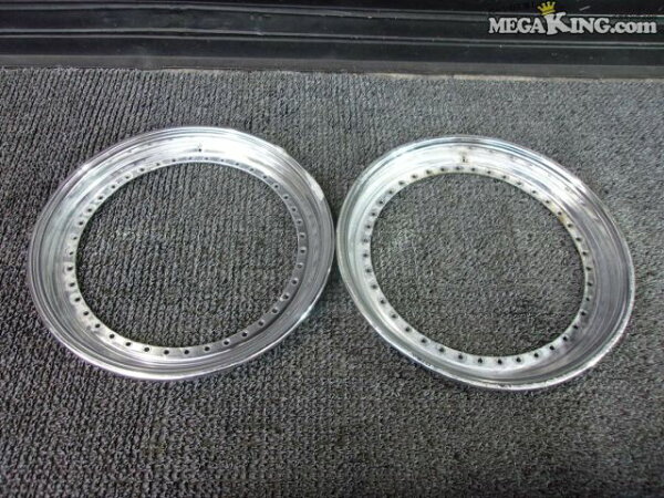【中古】メーカー不明 ザウバー ? ホイールリム 17インチ用 2枚 / 4T1-631