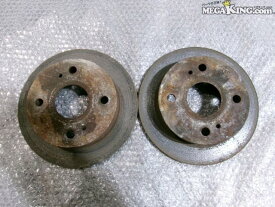 【中古】AE86 レビン トレノ 純正 ノーマル リア リヤ ブレーキ ローター 左右セット / S11-1148