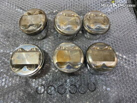 【中古】NA1 NSX 3.2L CP 鍛造ピストン スカート径約93mm 6個セット 263332 SC7082 89-2A / T7-1505