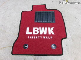 【中古】★未使用★ZN6 86 ハチロク LIBERTY WALK リバティーウォーク LBWK フロアマット 右 運転席側 ZC6 BRZ 等 / S8-379