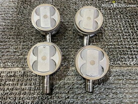 【中古】★美品★AE86 レビン トレノ ハチロク 純正 ノーマル ピストン スカート径約81mm 4個セット 4AG / T7-2307