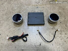 【中古】Defi デフィ 2連メーター 油圧計 水温計 60φ 追加メーター リンクユニット / 2T8-2048