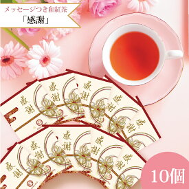 紅茶 和紅茶 ティーバッグ プチギフト 個包装 メッセージつき「感謝」 20個 10個 選べる 送料無料 メール便 ポスト投函きごころ 国産紅茶 ギフト 結婚式 内祝い 定年退職 贈答用 お礼 おしゃれ メッセージ入り食品