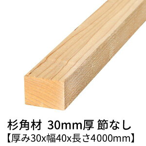  p 30mm×40mm×4000mm 2{ ߖ h  Ζʃv[i[dグ   ؍ p 4m  C 30×40 diy jH VR ޗ XM H w   ޖ 3cm