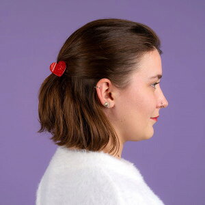 coucou suzette �N�N�V���[�b�g Mini Heart Hair Claw �w�A�N���b�v �w�A�A�N�Z�T���[ coucousuzette ���f�B�[�X �w�A�A�N�Z ���킢�� ������� ���� �A�N�Z �M�t�g ���� �v���[���g �~�j ���� ���K �N��
