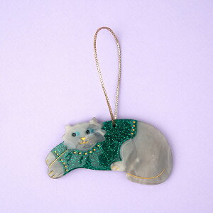 coucou suzette NNV[bg Winter Sweater Cat Christmas Decoration I[ig coucousuzette NX}X 킢   NX}X  Mtg  v[g  K LbY