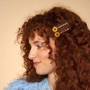coucou suzette �N�N�V���[�b�g Sunflowers Bobby Pins �w�A�s�� �w�A�A�N�Z�T���[ coucousuzette ���f�B�[�X �w�A�A�N�Z ���킢�� ������� ���� �A�N�Z �M�t�g ���� �v���[���g �~�j �L ���� ���K �N���b
