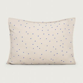 garbo&friendsガルボアンドフレンズBleu Muslin Pillowcase クッションカバー 60x50cmピローケース 枕カバー シンプル おしゃれインテリア雑貨 ナチュラル コットン ベビー雑貨 赤ちゃん お祝い ギフト ベビー キッズ