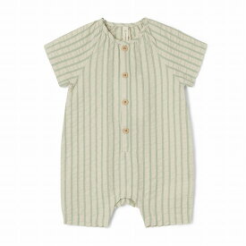 garbo&friends　ガルボアンドフレンズ　Stripe Emerald Onesie Baby　ワンジー　ベビー雑貨 赤ちゃん ベビー服 お祝い ギフト ベビー ロンパース 子供服