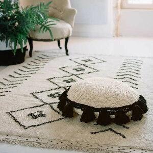 �w�􂦂�x Lorenacanals�����[�i�J�i���YCushion Circle Black�N�b�V���� �􂦂�N�b�V���� �q�ǂ����� �C���e���A �C���e���A�G�� ���r���O �������