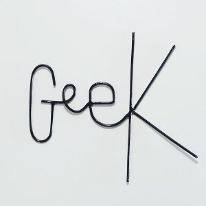 ZoeRumeau �]�G�����AWall Sculpture Words �A�C�A���E�H�[���X�J���v�`���[geek BLACK,�C���e���A�G��,�G��,�C���e���A �Ǌ|��,�^�y�X�g���[
