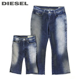 ●DIESEL KID ディーゼルキッズ ジュニア ガール●ヴィンテージ加工 ストレッチ スリムクロップド ブーツカット 女の子 ジーンズ デニム パンツ【PRILLA-J】【SIZE4～16】【ミディアムインディゴ】dik-l-p-b8-631 《_メーカー希望小売価格17,380円》