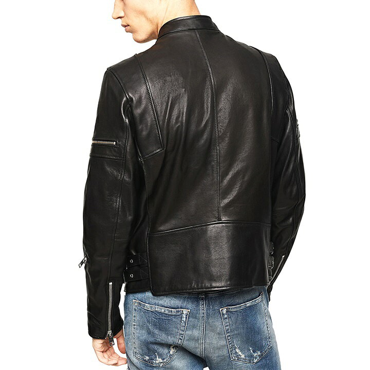 楽天市場】□DIESEL ディーゼル メンズ□羊革 本革 シングルライダース  