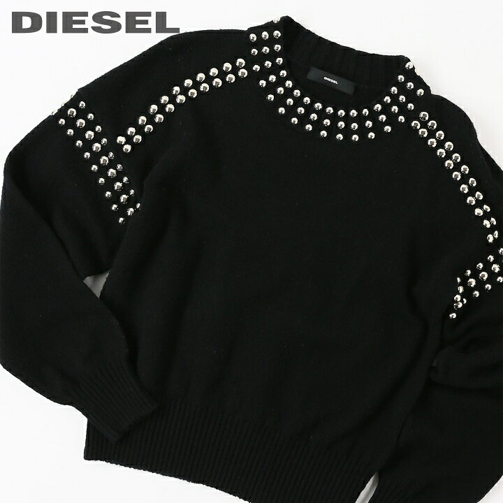 楽天市場】☆DIESEL ディーゼル レディース☆ウール混 メタルスタッズ 