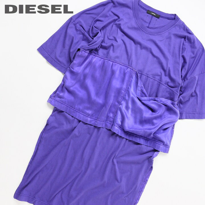 楽天市場】☆DIESEL ディーゼル レディース☆シルク切替 レイヤード 