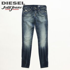 ★DIESEL ディーゼル レディース★ヴィンテージ加工 ストレッチ スウェットデニム ジョグジーンズ パンツ【GRACEY-NE】【W23～33】【ミディアムインディゴ】die-l-p-d8-622 《メーカー希望小売価格41,800円》