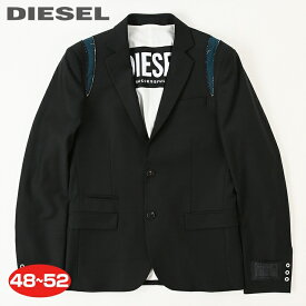 ■DIESEL ディーゼル メンズ■ウール混 ストレッチ シングルブレスト テーラードジャケット【J-MORAT】【サイズ48～52】【ブラック】die-m-o-d8-012 die-m-o-d8-952 《メーカー希望小売価格93,500円》