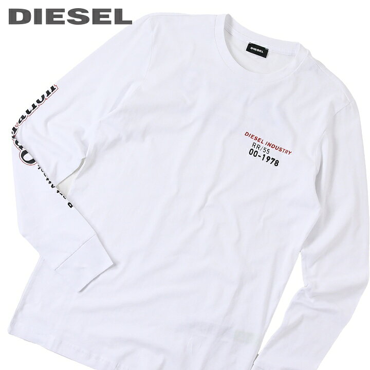 楽天市場】□DIESEL ディーゼル メンズ□ロゴプリント コットン ロンT 