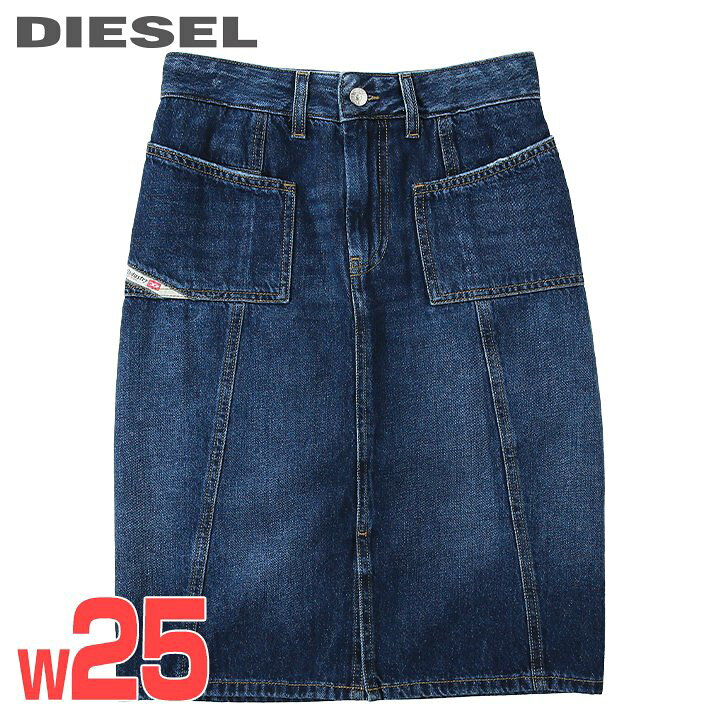 楽天市場】☆DIESEL ディーゼル レディース☆ウォッシュ加工 膝丈 