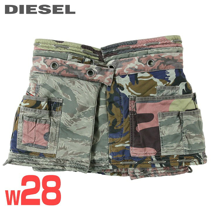 楽天市場】☆DIESEL ディーゼル レディース☆アシンメトリー 迷彩柄 