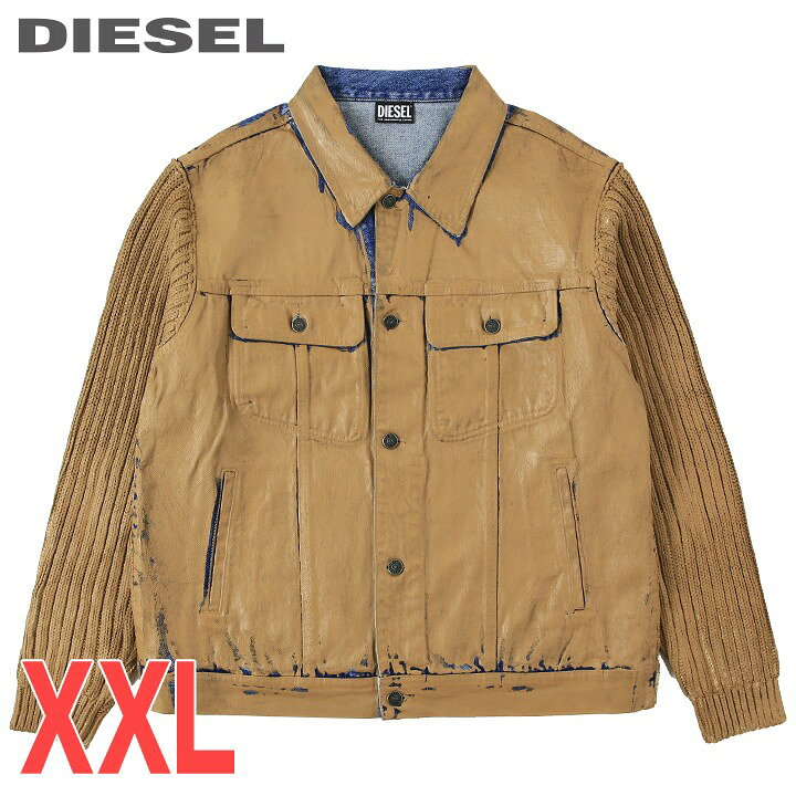 楽天市場】□DIESEL ディーゼル メンズ□コーティング加工 ニット切替 