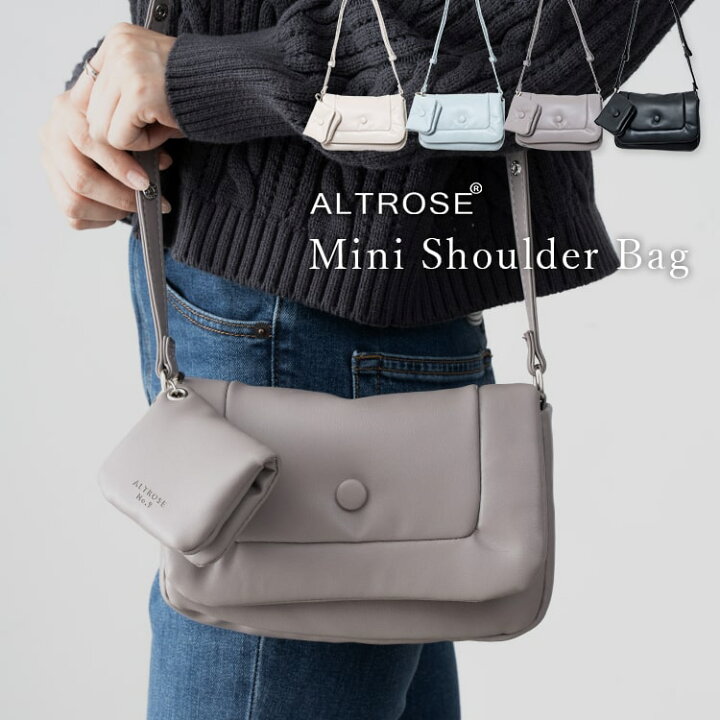 楽天市場】ショルダーバッグ レディース 小さめ ブランド ポーチ付き  