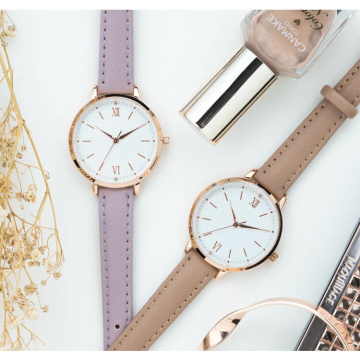 楽天市場 腕時計 レディース 薄い 軽い 疲れにくい ニッケルフリーメッキ お肌に優しい 金属アレルギー対応 軽量 ラインストーン かわいい おしゃれ きれい シンプル 大人 30代 40代 ブランド 見やすい 日本製ムーブメント 仕事 通勤 プレゼント ギフト 女性 メール便