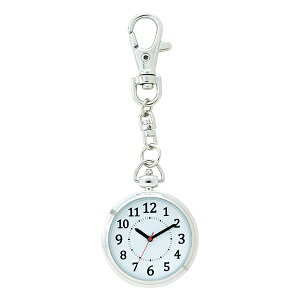 懐中時計 キーホルダー シンプル 時計 レディース キーチェーン カラビナ シンプル 男女兼用 ユニセックス ハングウォッチ 日本製ムーブメント ギフト 1年間のメーカー保証付