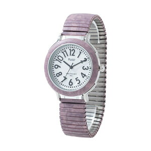 腕時計 レディース 3気圧防水 ジャバラ 痛くない 水彩 ニッケルフリー かわいい おしゃれ シンプル ウォッチ 20代 30代 40代 見やすい ブランド 蛇腹 1年間のメーカー保証付 名入れ対応 プレゼ