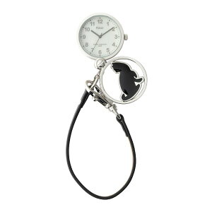 懐中時計 3気圧防水 ネコ 猫 ストラップ キーホルダー ウォッチ 名入れ対応 通学 バッグチャーム かわいい おしゃれ 上品 大人 子供 プレゼント ギフト 1年間のメーカー保証付