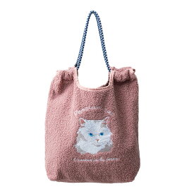 トートバッグ レディース 刺繍 アニマル コーデュロイ a4 大容量 軽量 猫 犬 コードハンドル 肩掛け ナイロン 大きめ 通勤 通学 おしゃれ かわいい 大人 動物 エコバッグ プレゼント ギフト