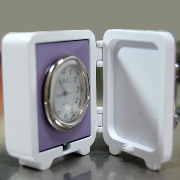 冷蔵庫をあけると時計出現 家電モチーフmini時計シリーズ― 上質 冷蔵庫 メール便送料無料 セール商品