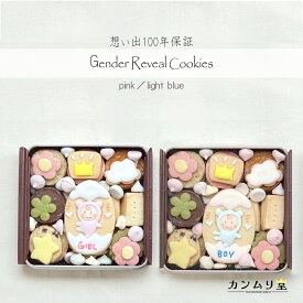 『ジェンダーリビールクッキー缶』おすすめ かわいい 父の日 可愛い 性別発表 妊娠報告 お取り寄せ ホワイトデー クッキー クッキー缶 妊娠 サプライズ 男の子 女の子 サプライズ 美味しい おいしい 赤ちゃん 大阪 人気 手作り 国産バター オリジナル 簡単 送料無料 早い