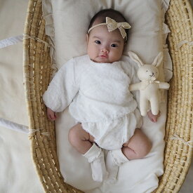 KiitosOriginal ：cloud cream setup　韓国子供服 ベビー服 出産祝い 子供服 ファーストバースデー ハーフバースデー マタニティー 赤ちゃんのいる生活 プチプラ 映え