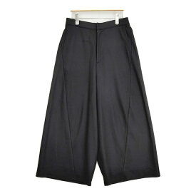 NICENESS SQUIRE ウールミルド ルースパンツ サイズS 定価63800円 NN-4202J16 イージー パンツ ブラック メンズ ナイスネス【中古】6-0219T