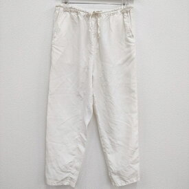 Yoli シルク 定価36300円 Silk pants YL-PT02 サイズ3 イージーパンツ パンツ ホワイト レディース ヨリ【中古】4-0227M♪