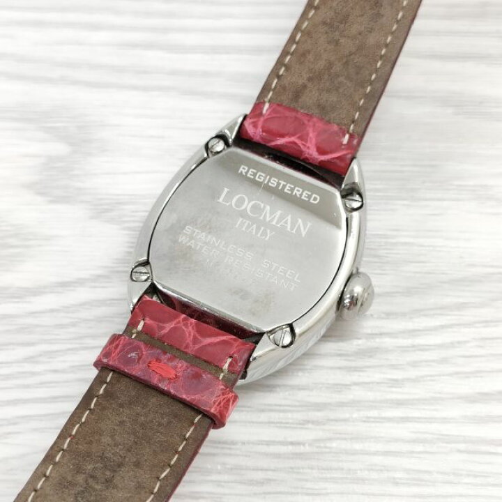楽天市場】LOCMAN イタリア レザーベルト クロコ型押し革 アナログ表示  
