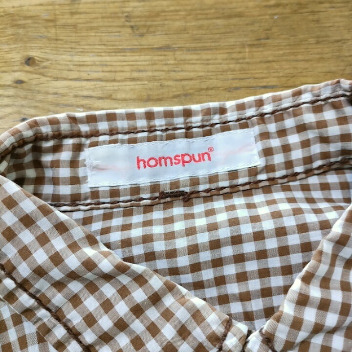 楽天市場】homspun ギンガムチェック コットン パッカリング サイズS 