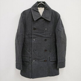 Maison Martin Margiela REPLICA PEA COAT oslo 1932 イタリア製 14ライン ピーコート 14AW グレー メゾンマルタンマルジェラ【中古】3-1207A♪